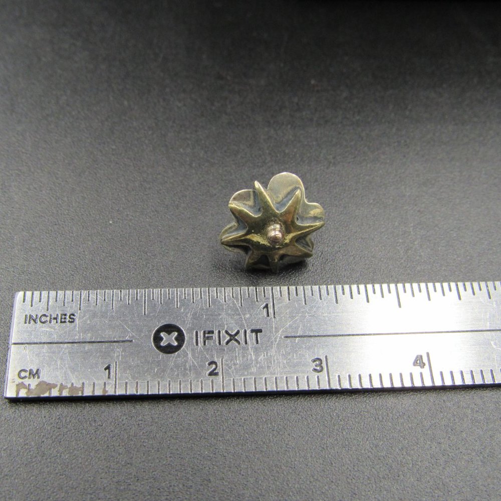 Sterling Silver Small Odd Design Stud Earrings - image 6